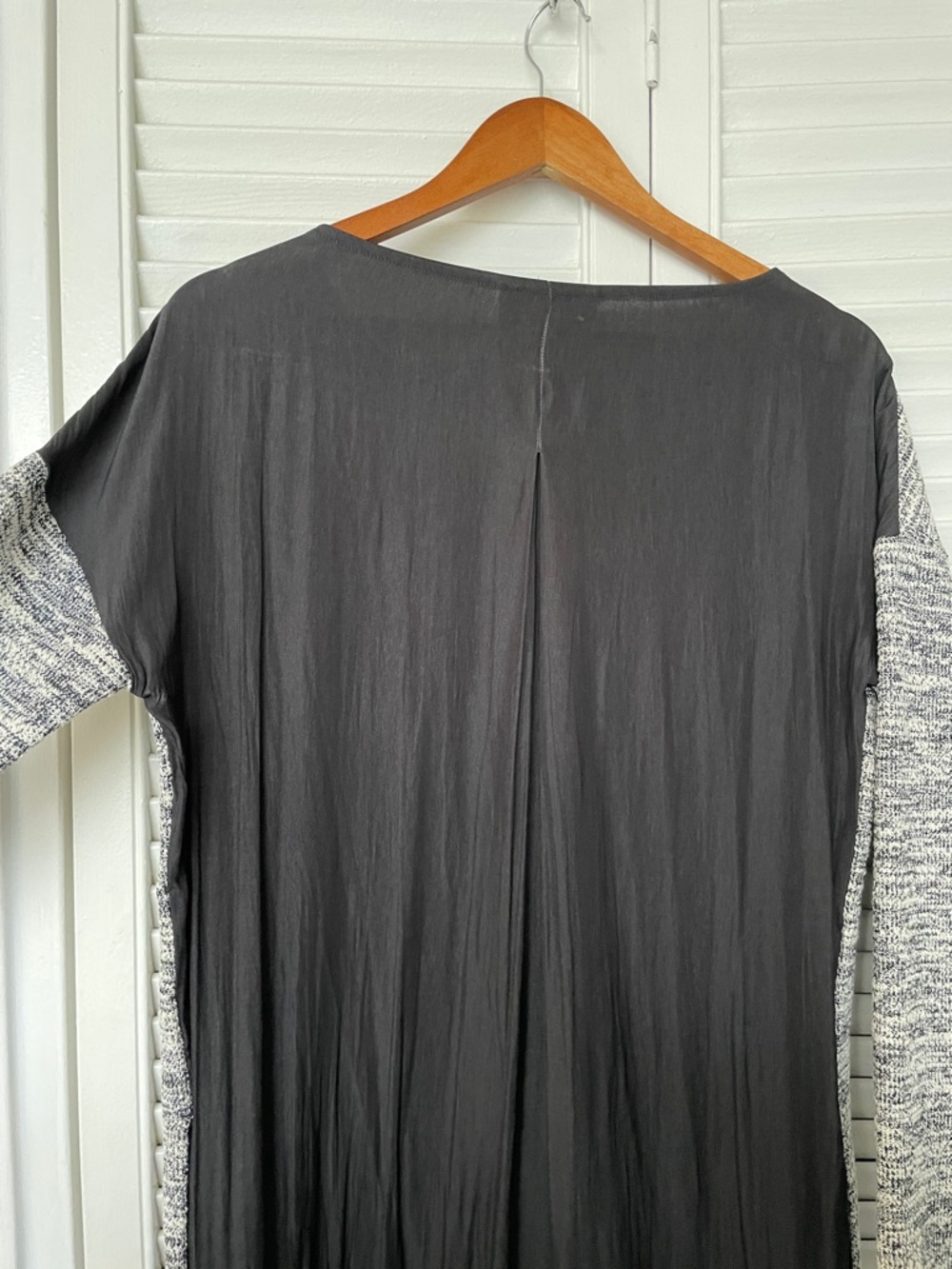 Banana Republic Gray Marled Long Sleeve Sweater Dress - Picture 3 of 4